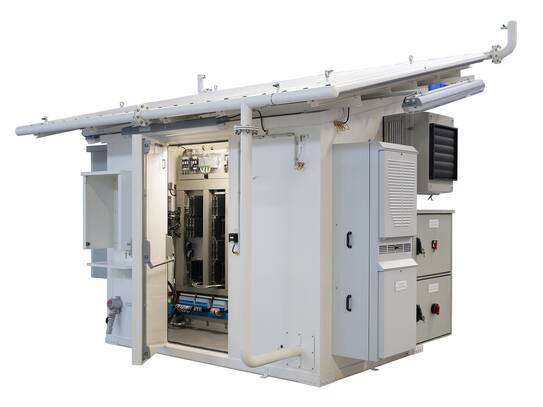 PERI SHELTER with hybrid cooling